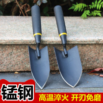 Gardening tools Small shovel digging wild vegetables Special vegetables raising flowers Ripping the soil to catch the sea Household shovel digging soil outdoor artifact