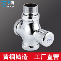  Toilet hand-press flushing valve squatting toilet flushing valve Switch delay valve Fecal pool flushing valve