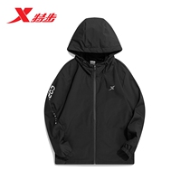Xtep mens warm windbreaker 2022 spring and autumn new sports casual jacket running top training fitness clothes men