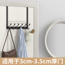 European-style door rear adhesive hook 3 5cm thick door bedroom non-perforated door upper hanger wall-mounted door back creative coat hook
