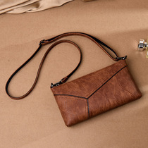 Mobile phone bag female crossbody bag 2021 New Ladies leather mini hand bag simple temperament shoulder bag