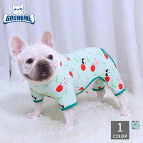 Fat dog clothes small dogs spring and summer clothes dog four-legged clothes fighting Bago Bulldog spring air conditioning home