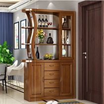 New Living Room Room Hall Cabinet Door Hall Double Sided Wine Cabinet Decorated Solid Wood Shoe Cabinet Storage Partition Screen Xuanguan Cabinet