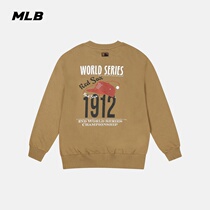  MLB official mens and womens sweaters NY round neck long sleeve retro printing sports and leisure trend summer and autumn new MT0C