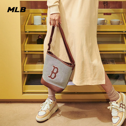 MLB official Men and Women Couple Bucket Classic Shoulder Bag Fashion Sports Leisure New BMS07 22 Years Autom