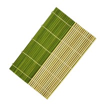 Roll curtain cooking group tools Bamboo curtain Glutinous rice bag rice household sushi curtain Green leather curtain production thickened bamboo joint practical