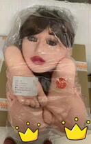 Inflatable dolls can be inserted into male full-body live-action sex toys big breasts old mature women with pubic hair silicone entity