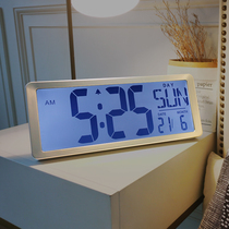 LED electronic alarm clock living room wall 2021 New perpetual calendar clock desktop clock home digital clock