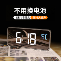 Electronic charging alarm clock student with 2021 New Watch ornaments desktop boy bedroom smart luminous clock