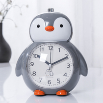 2021 new cartoon penguin smart alarm clock talking students with childrens room little boys and girls special cute