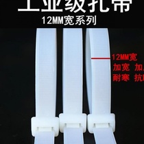 Nylon large plastic buckle 12*300500 drawstring with black wire wire tie a strong tie