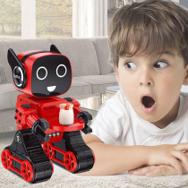 Remote control intelligent robot toy childrens programming stunt voice control interactive walking all-round control touch sensing