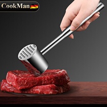Solid pine hammer 304 stainless steak toolkitchen broken meat artifact steak hammer tapped meat hammer
