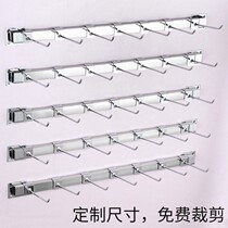 Shelf display rack hanging supermarket adhesive hook hanging snack toothbrush wall-mounted small jewelry multifunctional rack slot board pendant