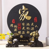 Creative porch ornaments home decorations living room bedroom wine cabinet charcoal carving crafts bogusan family small furnishings