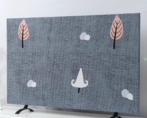 Manben TV Dust Cover European Simple Hanging 55 inch 65 inch New Home LCD TV cover cloth