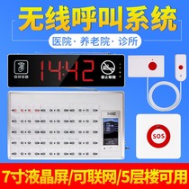 Hospital pager Nursing home elderly wireless pager Ward bed head emergency service bell Elderly apartment call bell Nursing home medical intercom wired alarm Nurse station pager