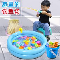Fishing toys for children fishing rod boy little girl 1 a 2-3 three and a half year old baby puzzle magnetic fish pond set