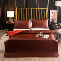 Cow Leather Mat Cool Mat Super Thick Head Layer Buffalo Leather 1 8 1 5m0 8 m Soft Mat Red Brown Pillowcase Mat Three Sets