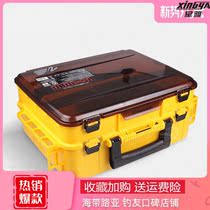 Luya bait box can sit on the multi-functional Luya box boat fishing double toolbox Fishing bait box accessories box Fishing gear box