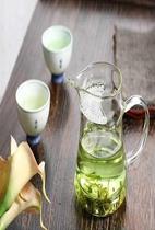 Thickened glass tea Bremmer green tea gown cup tea cup filter cup quick guest Cup Office green tea cup