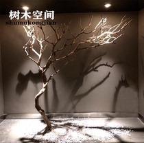 Dry branch landscaping Dry Branch tree wishing tree dead tree indoor courtyard building tree fake tree simulation branch decoration tree