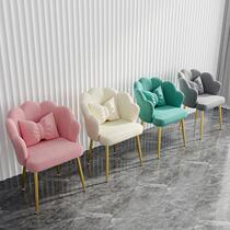 Nordic Dining Chair Computer Chair Back Chair Girls Net Red Makeup Chair Dresser Chair Nail Art Sofa Chair