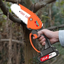 Lithium electric tool rechargeable household handheld portable chain saw Wood saw for outdoor trimming of branches