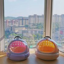 Tea Cup Dog Out Bag Cat Pack Space Cabin Net Red Hand Small Kennel can be removed for all four seasons General out portable