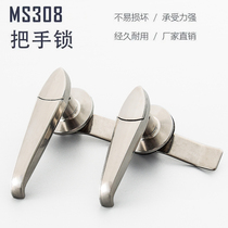 MS308-3 stainless steel 304 outdoor power distribution cabinet door handle lock case cabinet door lock industrial cabinet handle lock