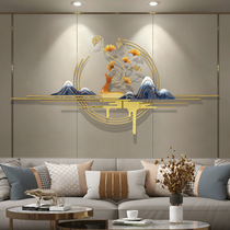 New Chinese wrought wrought Wall living room sofa background wall decoration modern bedroom wall wall decoration light luxury wind wall decoration