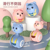 Cross-border children tumbler toys boys and girls baby learn to climb sliding rattle educational early education creative cartoon toys