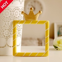 2-pack European-style resin protective cover Switch wall sticker Simple modern socket creative switch border set decoration