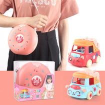 Parent-child Puzzle Wire Spelling Diagonal Cross-Pack Doughnut Group Loading Girl Gourmet Cute To Remove Screwing Screw Toy Car