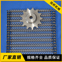 304 stainless steel mesh belt industrial machinery assembly line conveying mesh belt can be customized high temperature conveying type B net chain