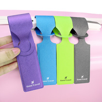  Custom boarding name card pendant Luggage suitcase creative marking label registration anti-loss pendant identification card