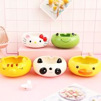 Home Living Room Cute Cartoon Small Animal Ceramic Ashtrays Creativity Personality Boyfriend Birthday Gift Teacher Gift