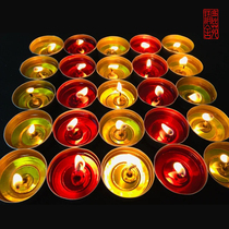 Natural vegetable oil smokeless butter lamp candle for Buddha lamp