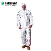 Lakeland AMNC428E protective clothing Max chemical one-piece cap breathable cool dust suit chemical suit
