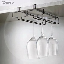 Kitchen hanging cabinet lower rack cabinet double row red wine cup holder tall cup holder wine cup holder inverted rack