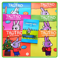 Little Master Reading Pen Childrens Enlightenment French Graded Reading Little Donkey Toto Story Picture Book Send Chinese Translation