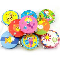 Wear-resistant musical instrument performance Kindergarten tambourine teacher special cute dance hand crackdown small toy baby Wood