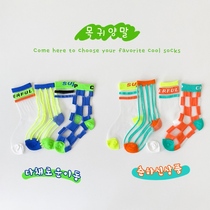 Boys socks summer thin children tide socks ultra-thin girl Crystal stockings baby socks baby socks girls