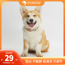 Moe Xing pet collar large medium and small universal cat dog collar anti-lost adjustable collar pet accessories