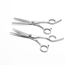 Pet Scissors Repair Hair Cut Dogs Beauty Scissors Bend Cut Dog Sheen Scissors Stainless Steel Straight Cut Teeth Cut