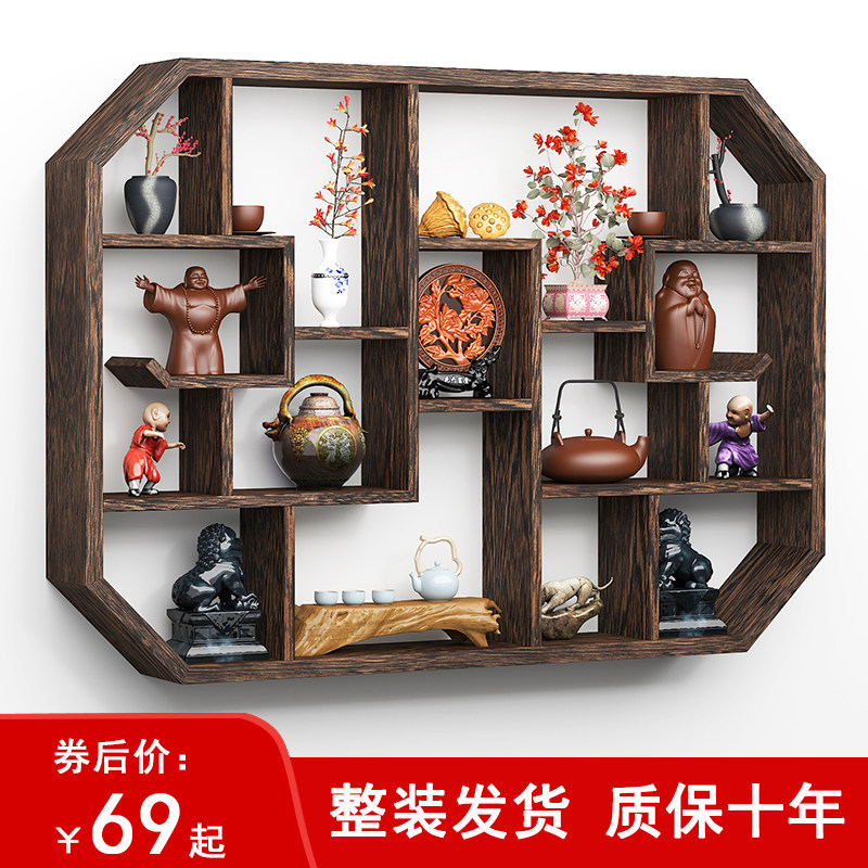 新中式博古架墙挂-新中式博古架墙挂促销价格、新中式博古架墙挂品牌- 淘宝