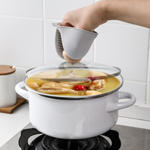 Cute silicone insulation gloves baking anti-scalding clip microwave oven hand clip kitchen thickened heat resistant and high temperature resistant