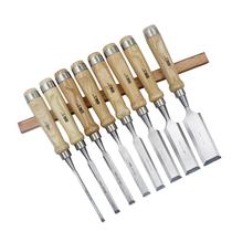 Woodworking chisel Wood chisel flat shovel Steel chisel flat shovel flat chisel semi-circular chisel Zhaozi clever carpenter woodworking tool set