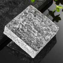 Solid square glass brick hot melt brick crystal brick partition Xuanguan art glass