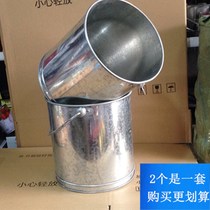 Iron bucket large large capacity household thickened iron bucket galvanized barrel iron bucket metal barrel straight barrel oil drum